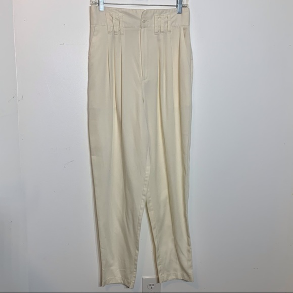 EUC Vintage‎ 1980s pleated front tapered leg pants